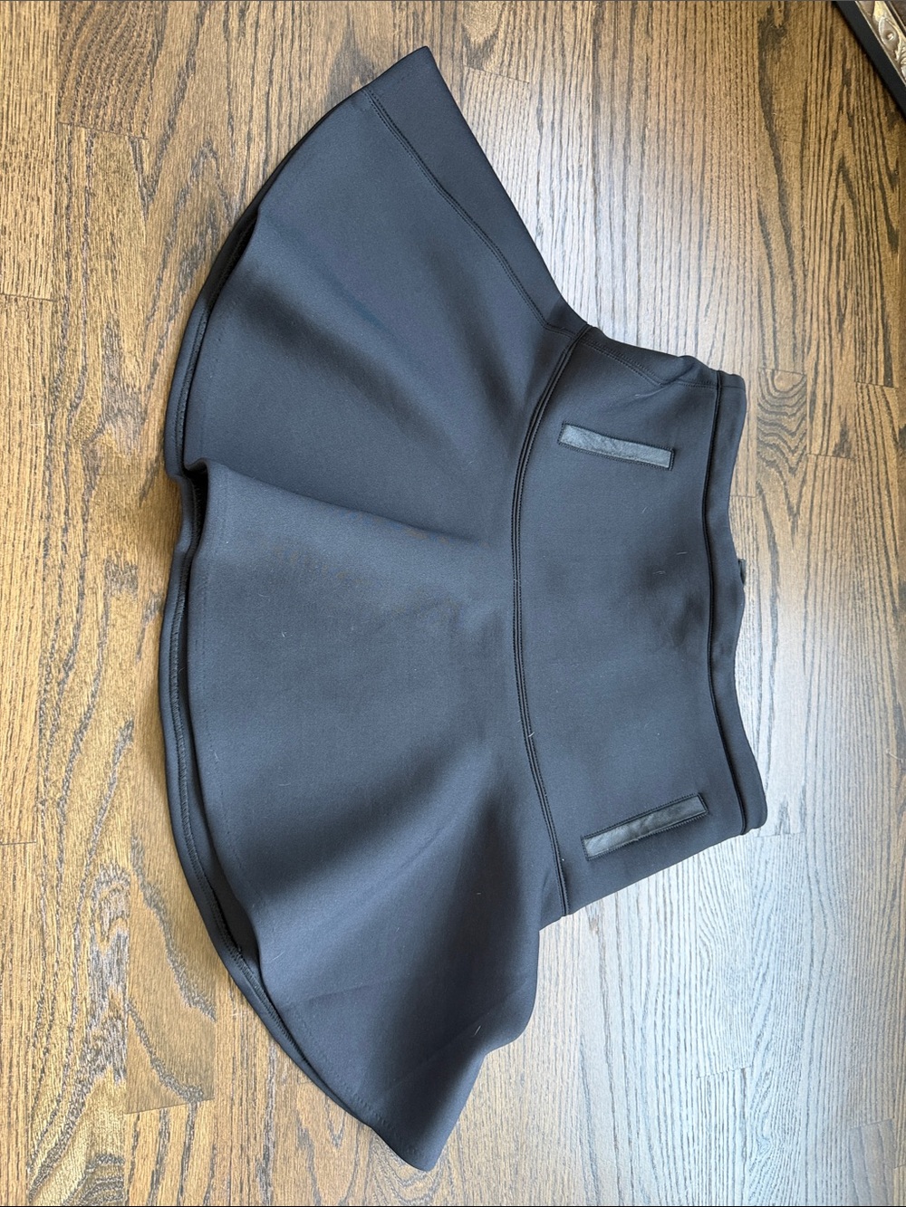 Club Monaco Black Flared Skort